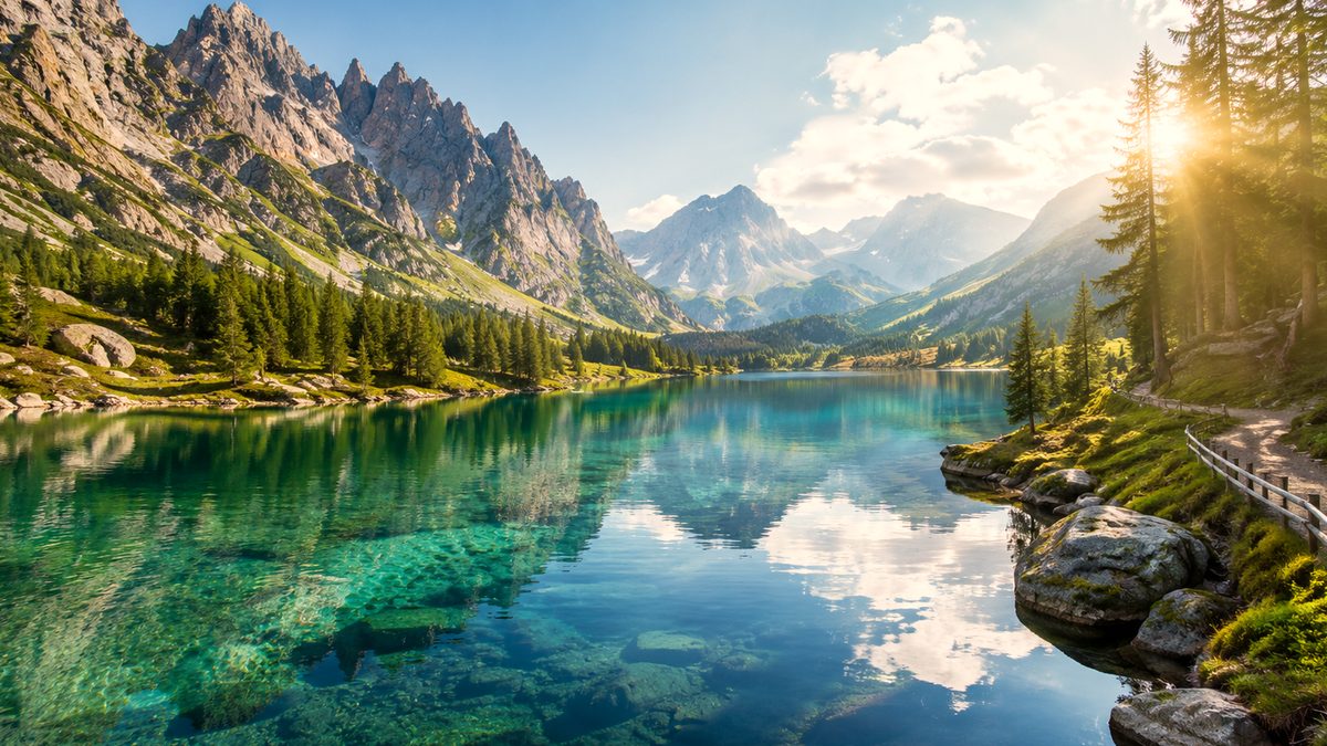 Reisebild mit Sonne, Meer, Natur und Kultur fuer Holiday Tipps