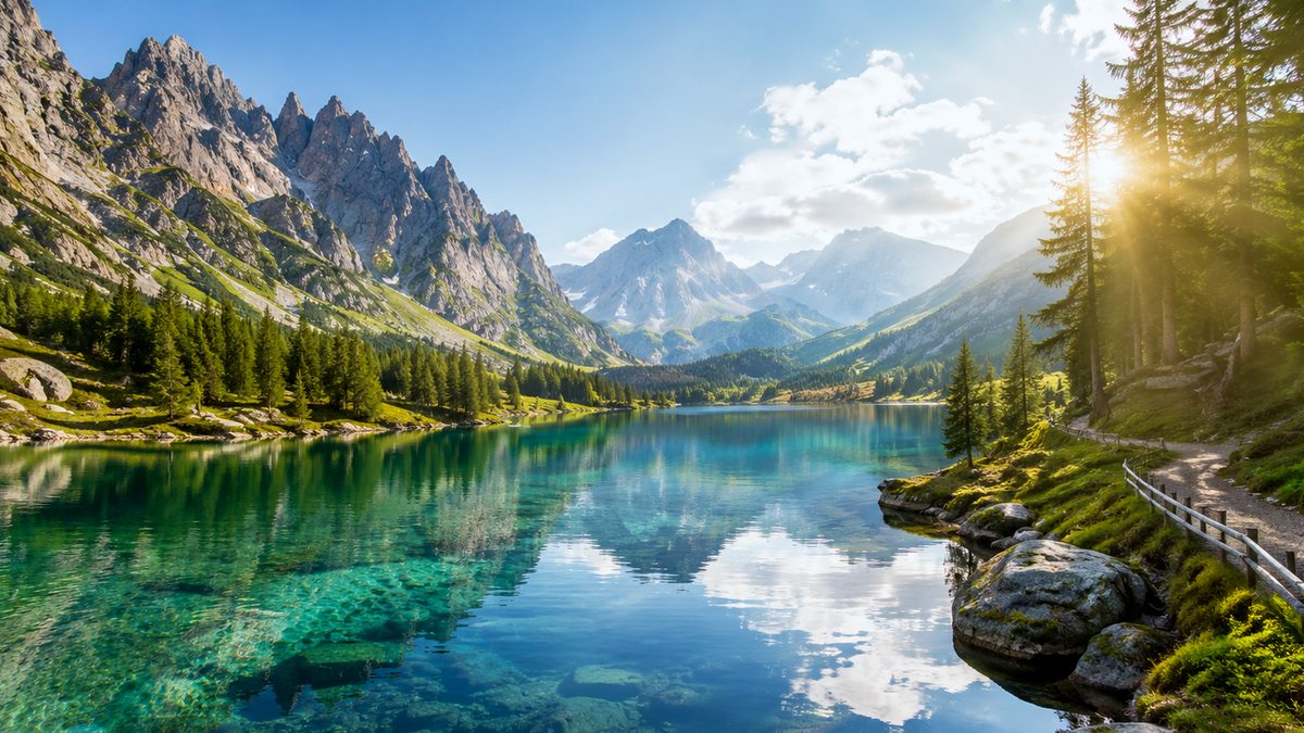 Reisebild mit Sonne, Meer, Natur und Kultur fuer Holiday Tipps